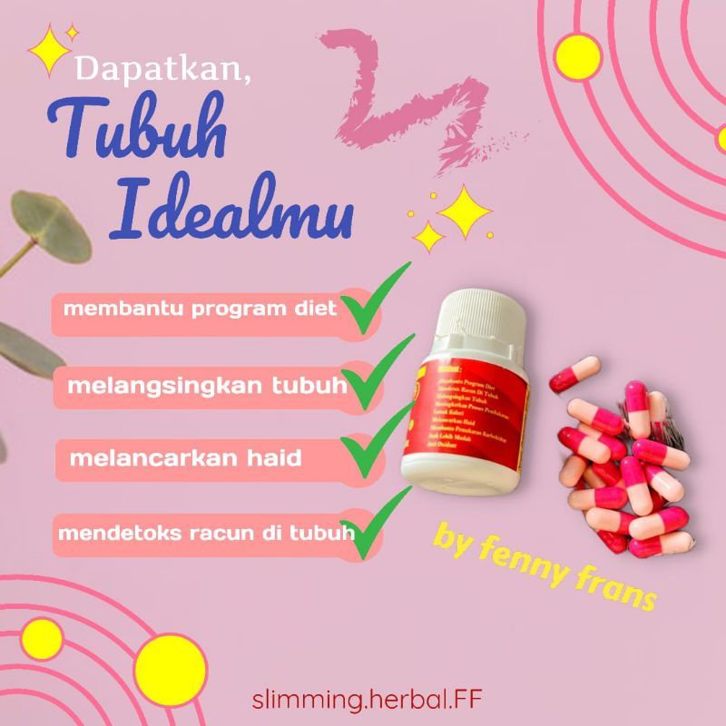 Slimming Herbal Ff | Kapsul Vitamin Pelangsing by Fenny Frans