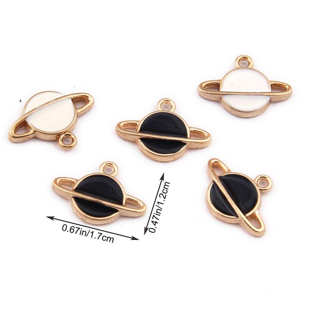 Lily 20Pcs Bentuk Planet Charms Universe Aksesoris Membuat Perhiasan Fashion Mini Alloy