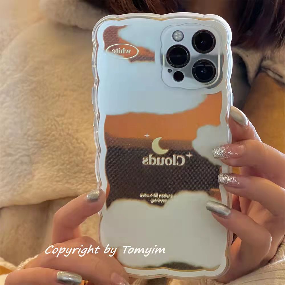 Soft Case Tpu Transparan Gradasi Laser Motif Kartun Untuk iPhone 13 13pro 13prm 11 7Plus 8Plus Xr XS 13 12pro Max