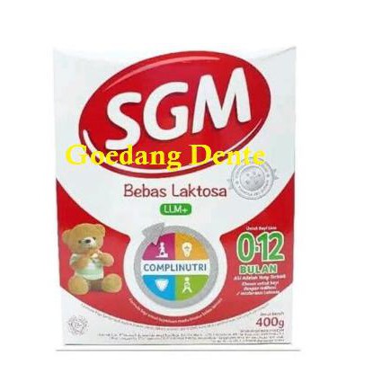 

SGM SUSU BEBAS LAKTOSA LLM + BOX 400GR