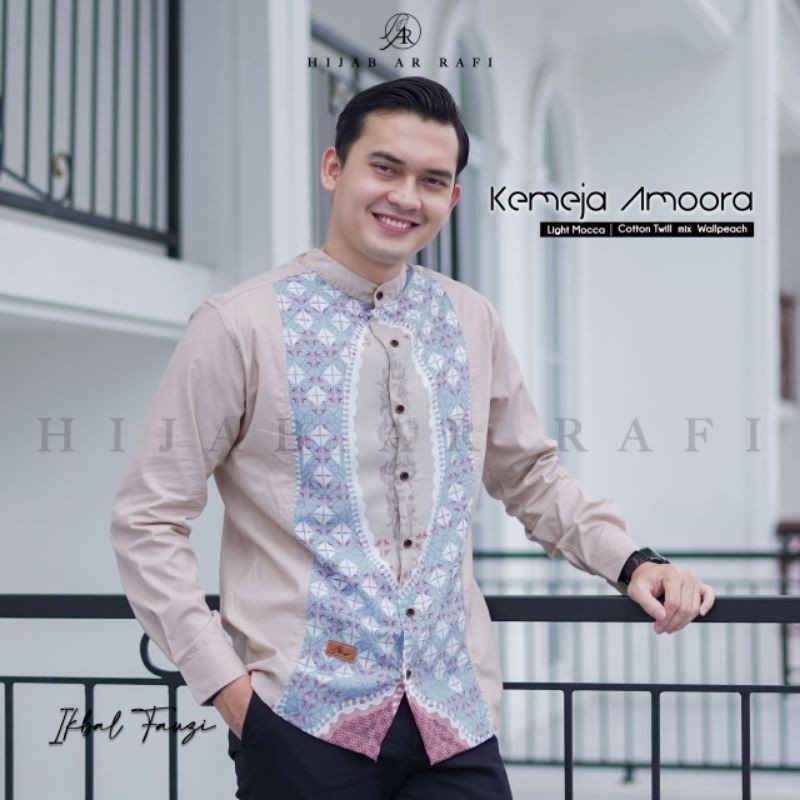 Kemeja Amoora  ARrafi  size Xl-XXXl