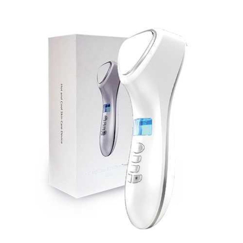 SILVIANG 3 ALAT SETRIKA WAJAH GALVANIC LED HOT COOL DEVICE VIBRATE KK