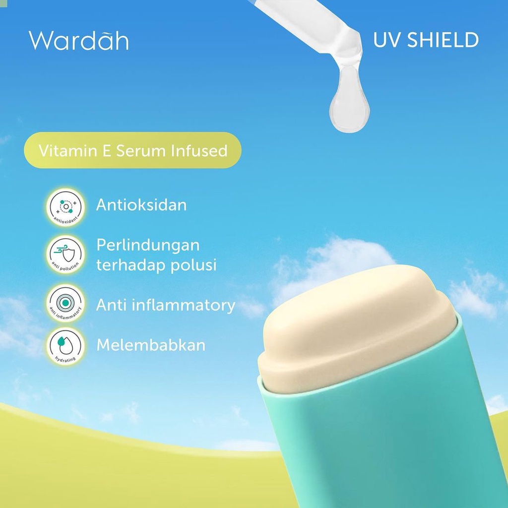 Wardah Sunscreen UV Shield Light Matte Sun Stick Tabir Surya SPF 50 PA++++ Sunblock