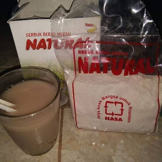 

Serbuk beras merah natural nasa