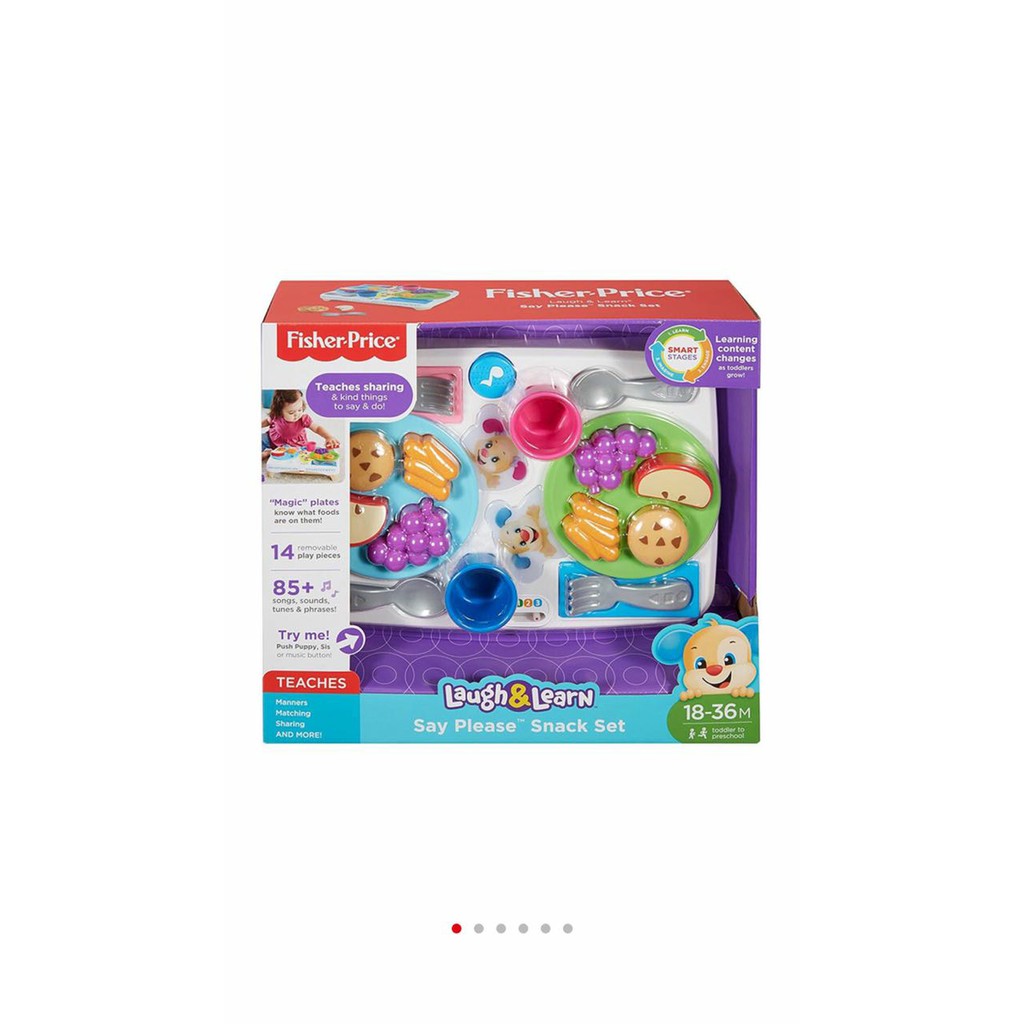 fisher price laugh and learn snack set