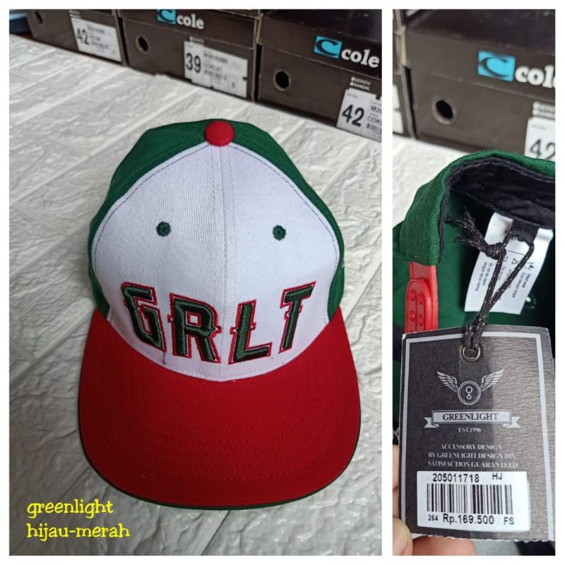 TOPI GREENLIGHT / TOPI BRANDED / TOPI DISTRO ORIGINAL MURAH TPGRNLGHT99276