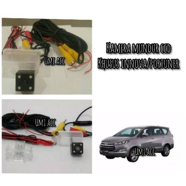 Kamera mundur mobil ccd khusus innova/fortuner kamera mundur original