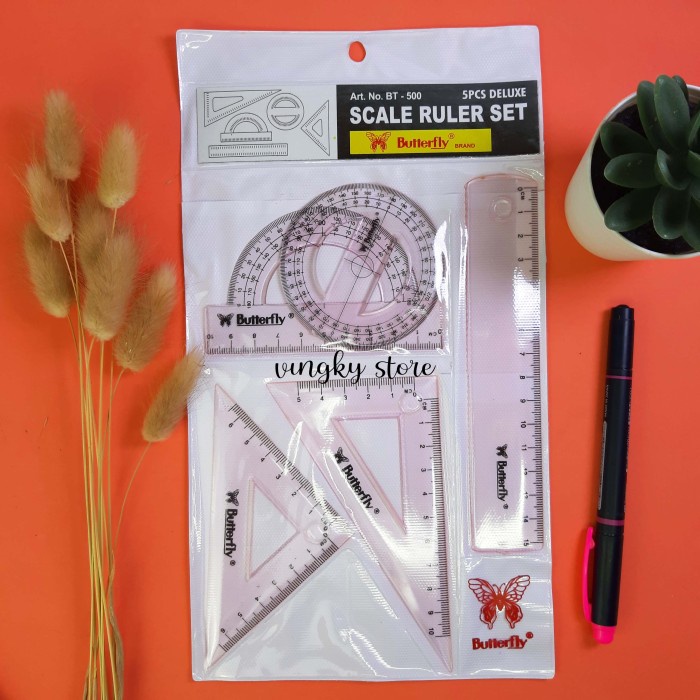 

Buruan Penggaris Butterfly Set Bt-500 (Isi 5Pc) Sale!!!