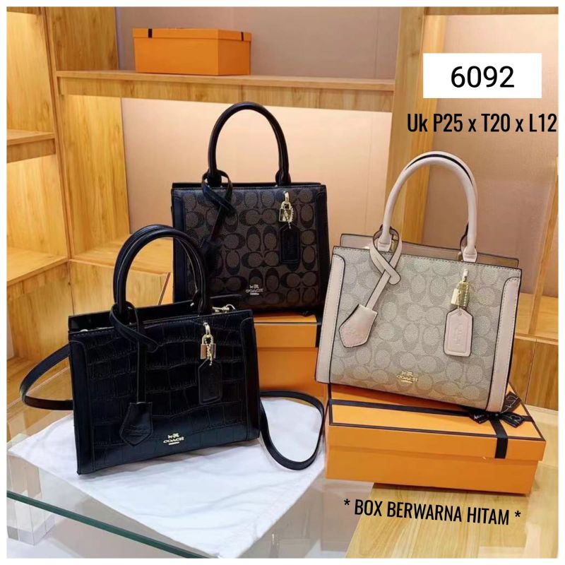 tas coach micro motif selempang