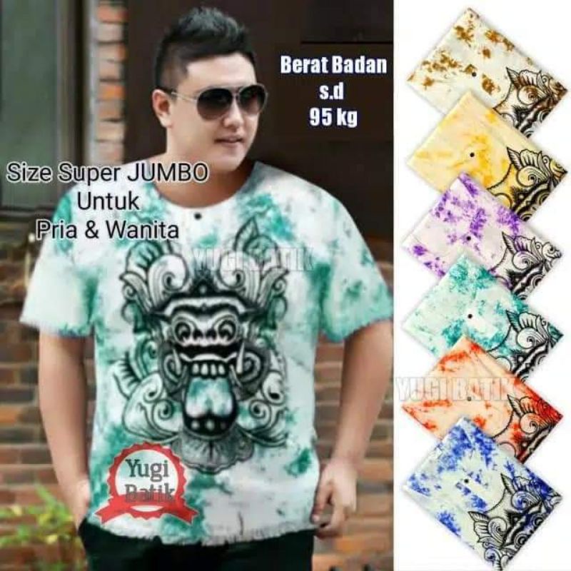 BAJU BARONG BALI YANTRN JUMBO  XXL/XXXL BAJU TIE DIY KEKINIAN