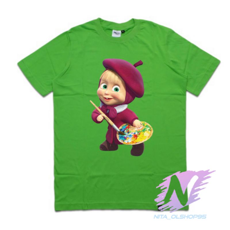 kaos anak marsa baju kaos anak masha