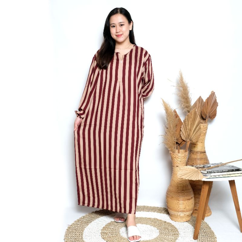 Daster habel busui lengan panjang gamis merk Verell-7