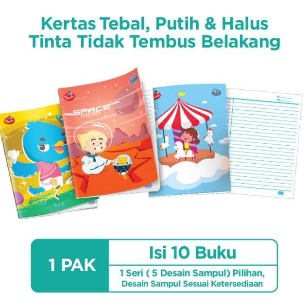 

Terlaris Buku Tulis Sinar Dunia Sidu 38 Lembar (Per Pak 10 Buku) Murah