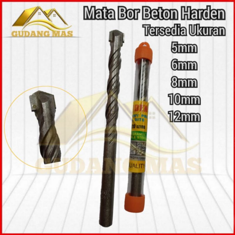 Harden Mata Bor Beton 8mm / Mata Bor Tembok Harden