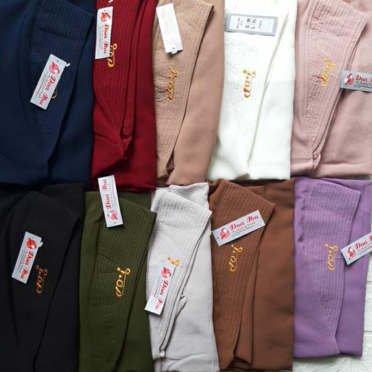 271 PRESSDOIJILBAB DOA IBU PRESS CERUTY 2 LAYER IMPORT/HIJAB DOI ORIGINAL BY BUNYAMIN SOFTPED/KHIMAR