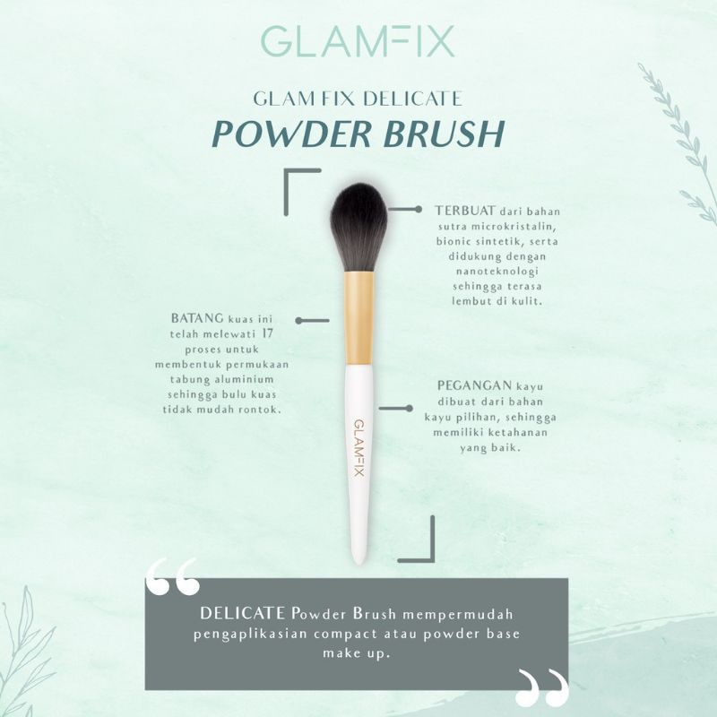 Glam Fix Delicate Powder Brush