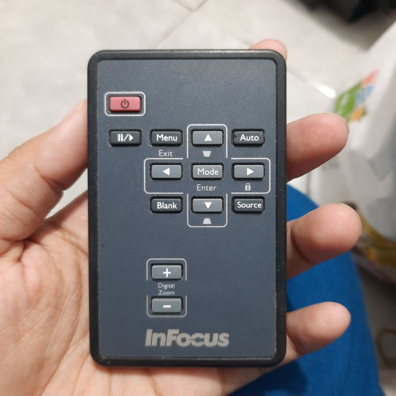 REMOTE REMOT PROYEKTOR PROJECTOR INFOCUS KOTAK ORIGINAL ASLI