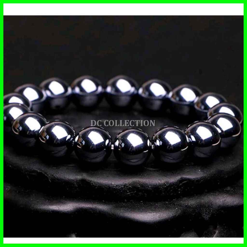 GELANG UNISEX NATURAL HEMATITE BLUSTIN