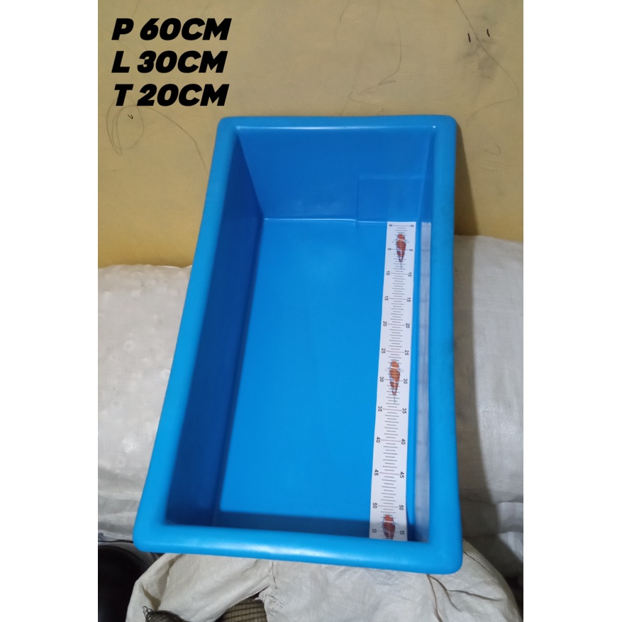Bak ukur fiber ikan koi 60cm