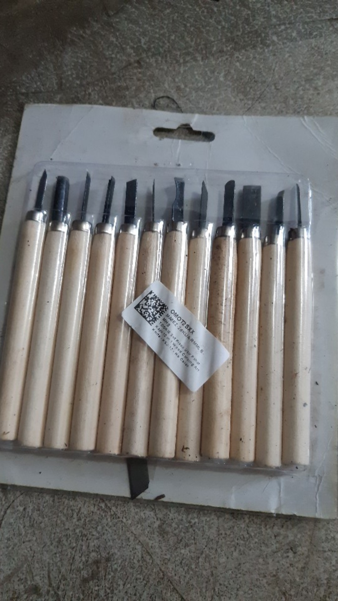 Set Pisau Ukir Pahat Kayu 12 In 1 Wood Carving Art Knife