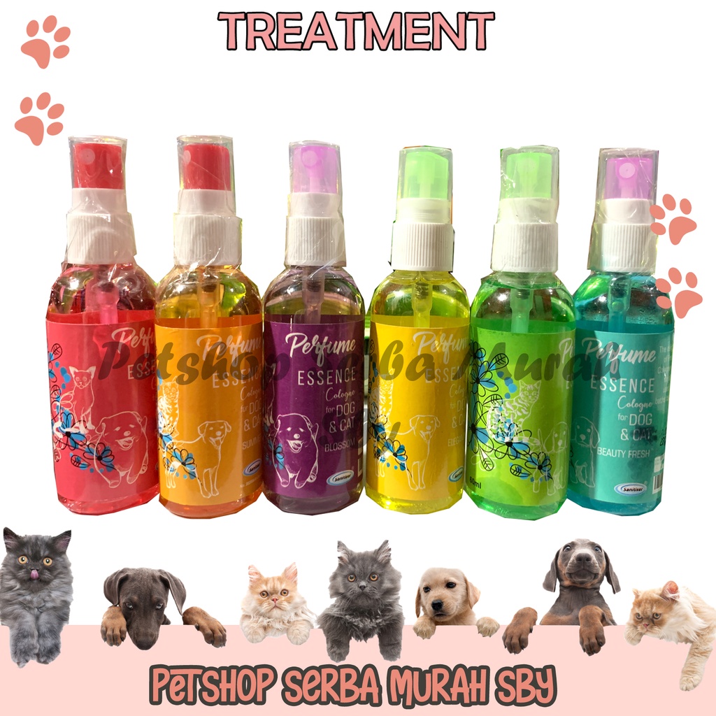 Parfum Pewangi Cologne Essence Kucing Anjing Kelinci Musang 60ml