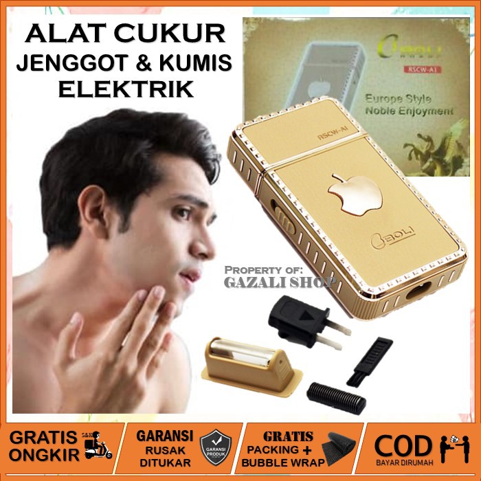 ALAT CUKUR KUMIS JENGGOT & BULU TIPIS RAMBUT - BOLI RAZOR SHAVER