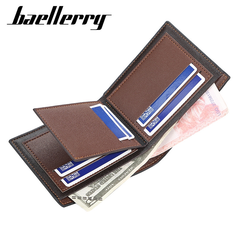 BAELLERRY DR039 Dompet Lipat Kulit Pria WK-SBY