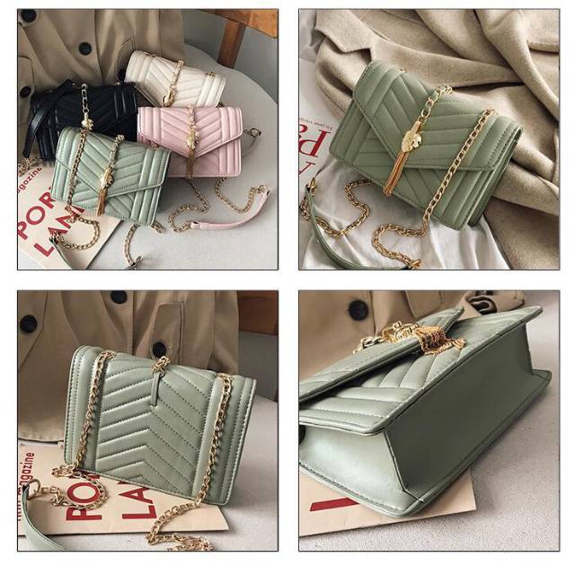 

Kode : ELJ 335 IDR : 152 rb Bahan : Kulit PU ukuran: 14 x 21 x 7 cm Warna :Pink, Black, Green, White