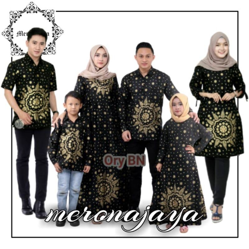 Batik couple keluarga modern terbaru set couple batik keluarga