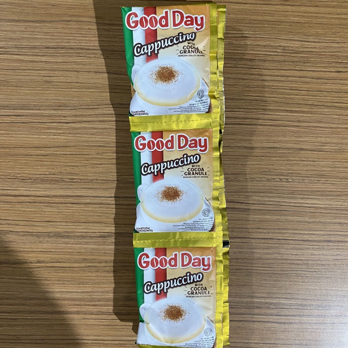 

Ds0Ds1D Good Day Cappuccino With Cocoa Granule Renceng 10X25G Ds20X11