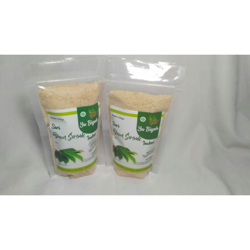 

Yu Biyah Minuman Daun Sirsak Instan 180gr