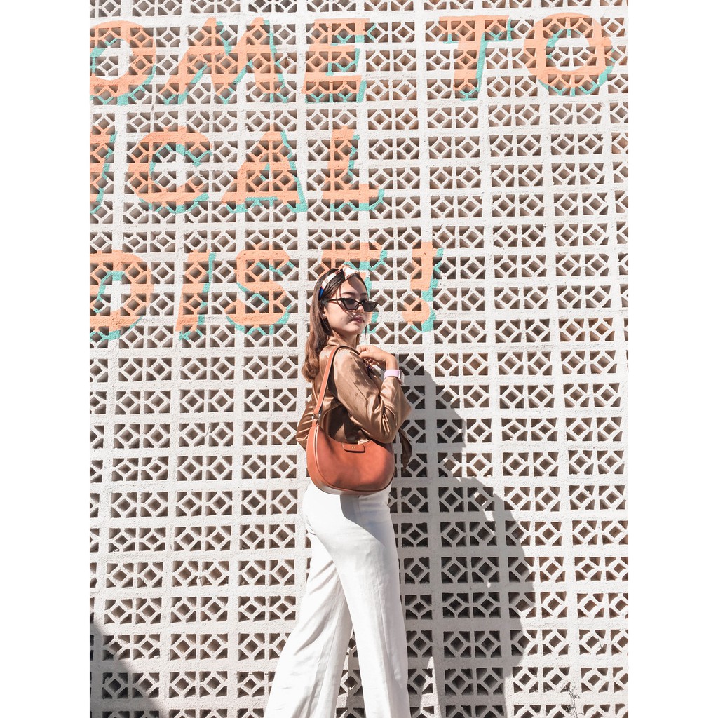 Nara Basic Tas Bahu / Baguette Bag by Nonataliashop (Free 2 Huruf)
