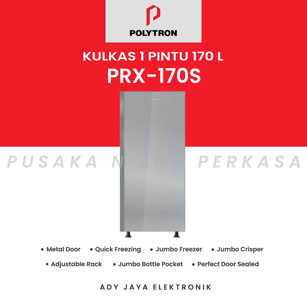 KULKAS POLYTRON 1 PINTU PRX-170S (170 L)