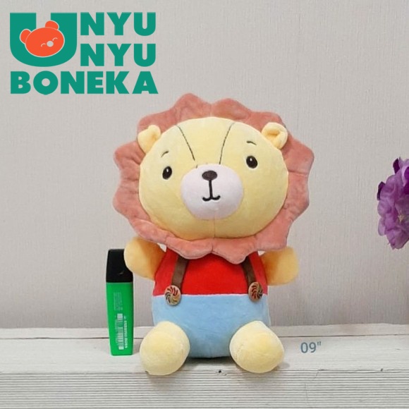 Boneka Soft Sitting Lion 23cm/Singa/Animal/Hutan/Souvenir/HadiahUltah