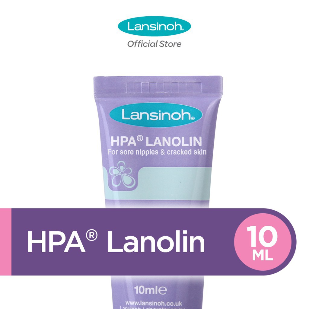 HPA LANOLIN FOR SORE NIPPLE &amp; CRACKED SKIN 10ML LANSINOH 10305