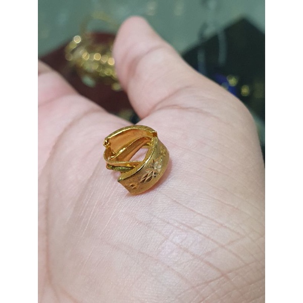 anting emas jepit bangkok