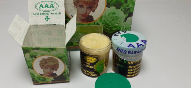 CREAM SP KEMBANG HIJAU PLUS POT AAA LUSINAN