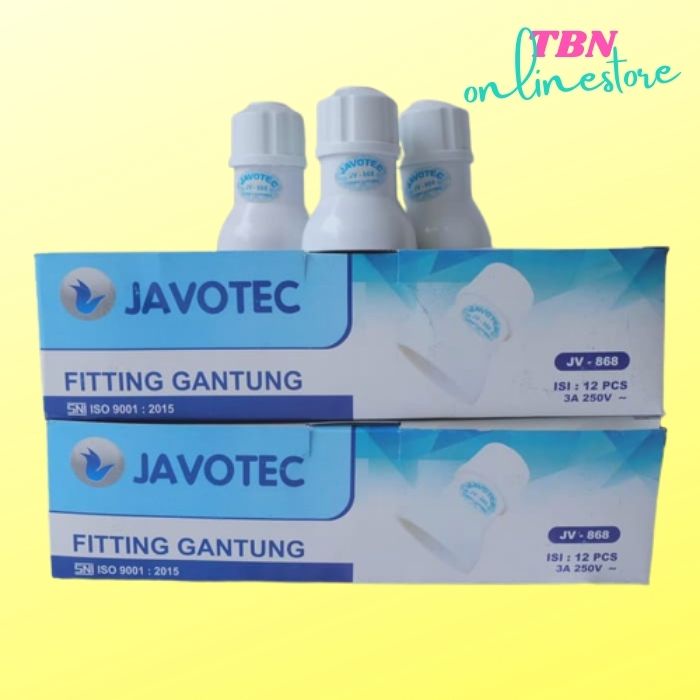 Fitting Lampu Gantung Jumbo Payung Besar JAVOTEC JV 868 NEWPALLAS KOSS Lebar E27 Murah