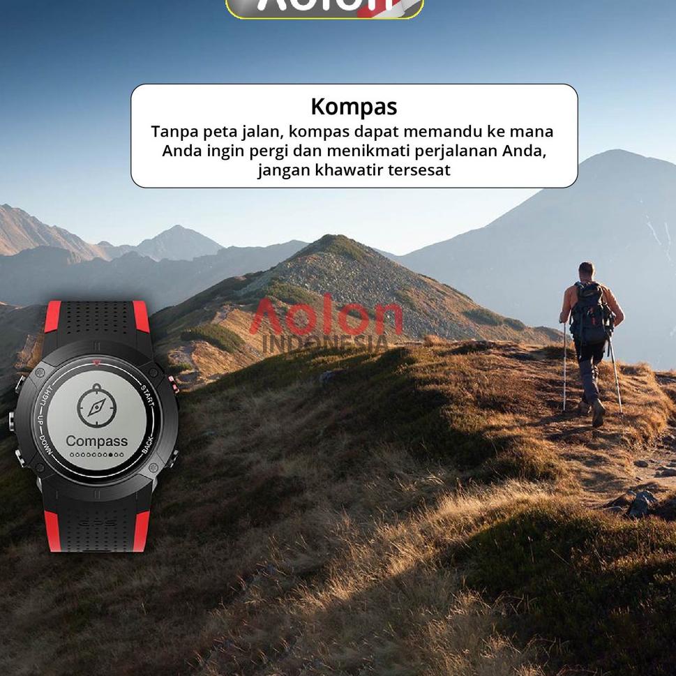 QYM Smartwatch GPS Dm18 Original Aolon Anti Air 50m Outdoor Fitness Function Aolon Smart Watch✻ (Bay