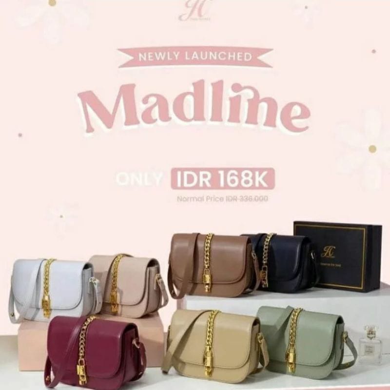 Madline Bag Tas selempang Jims Honey Free Box