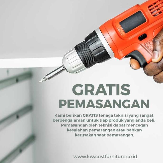 

COD Lemari arsip kantor besi 2 pintu sliding kaca 5 ruang PROMOKode 1991
