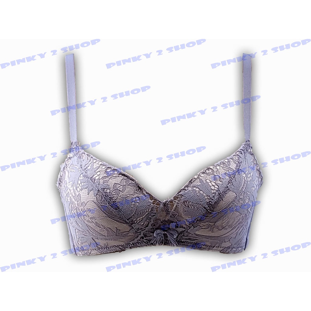 BRA BH IMPOR KOMBINASI BRUKAT BUSA TIPIS SIZE 34-38