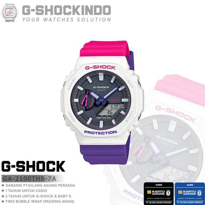 ● GROSIR JAM TANGAN DIGITAL PRIA● CASIO G-SHOCK GA-2100THB-7A / GA-2100THB-7ADR ORIGINAL PROMO