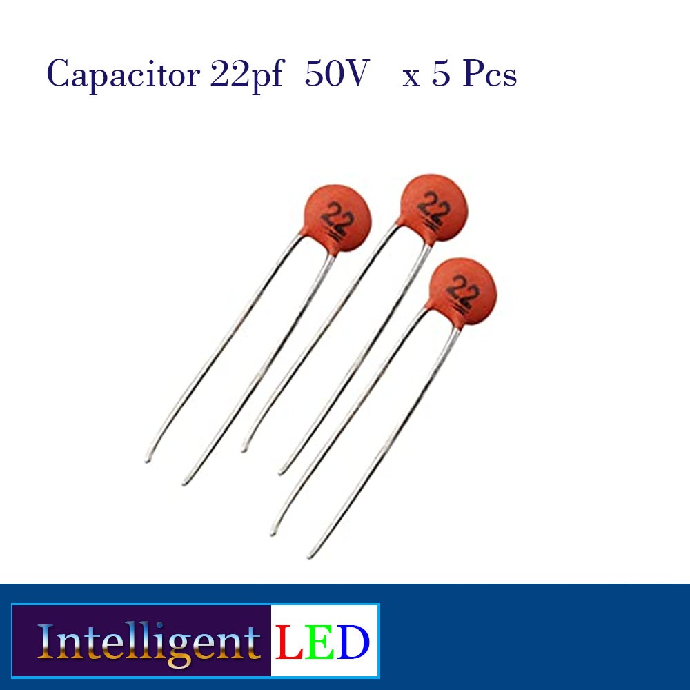 Capacitor 22pf  50V   x 5 Pcs