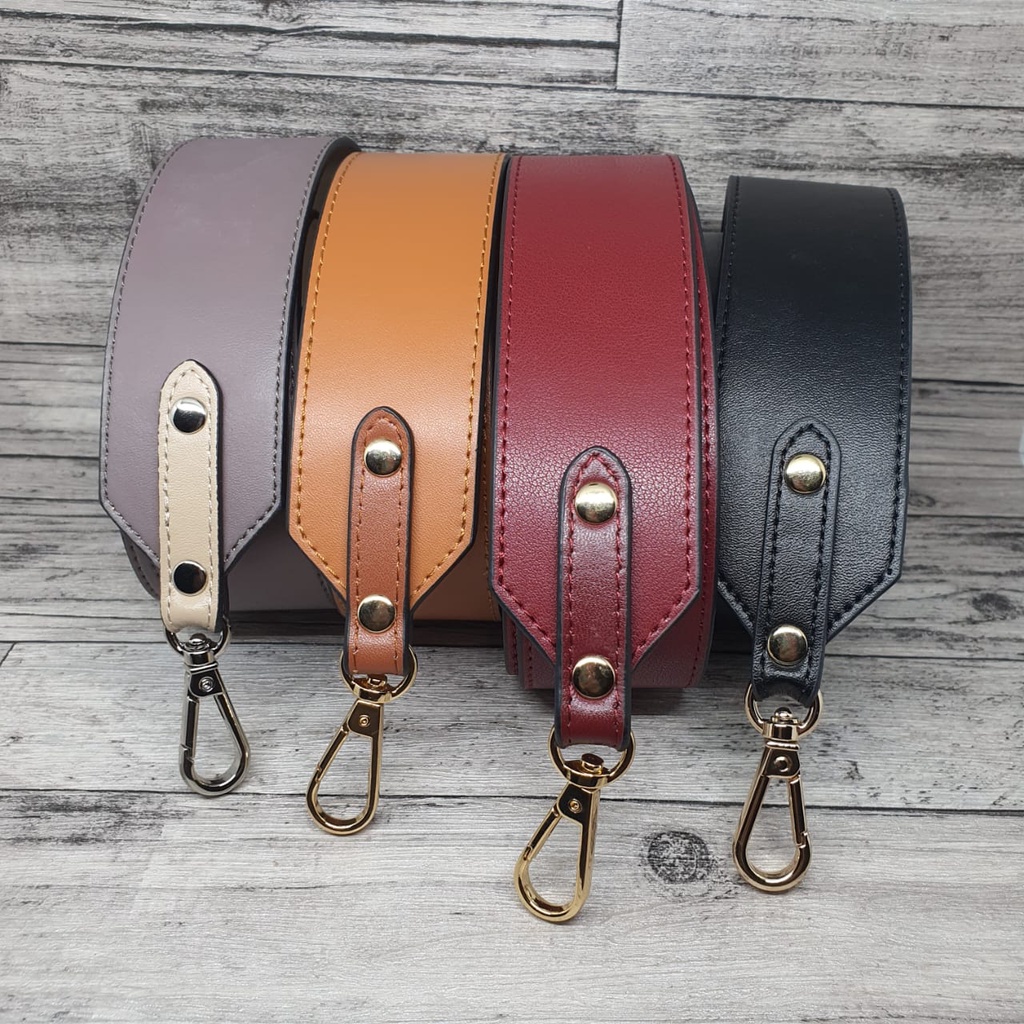 Irish Leather twotone Bag strap / tali tas kulit