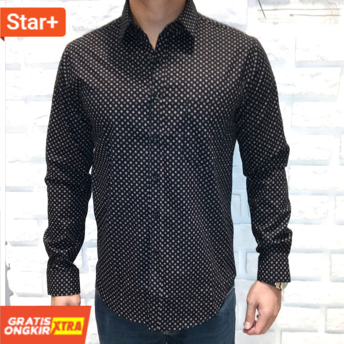 KEMEJA PRIA TANGAN PANJANG MASSIMO DUTTI SLIM FIT Sangat Laku DISKON