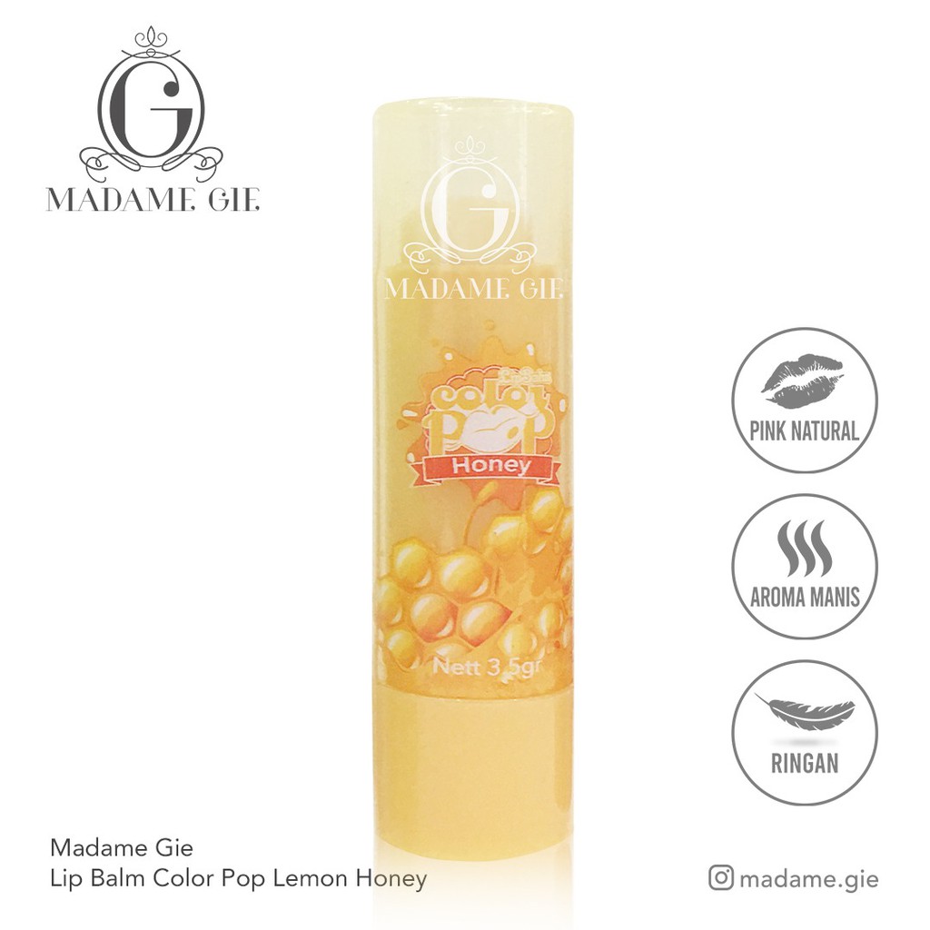 MADAME GIE LIP BALM COLOR POP BARU