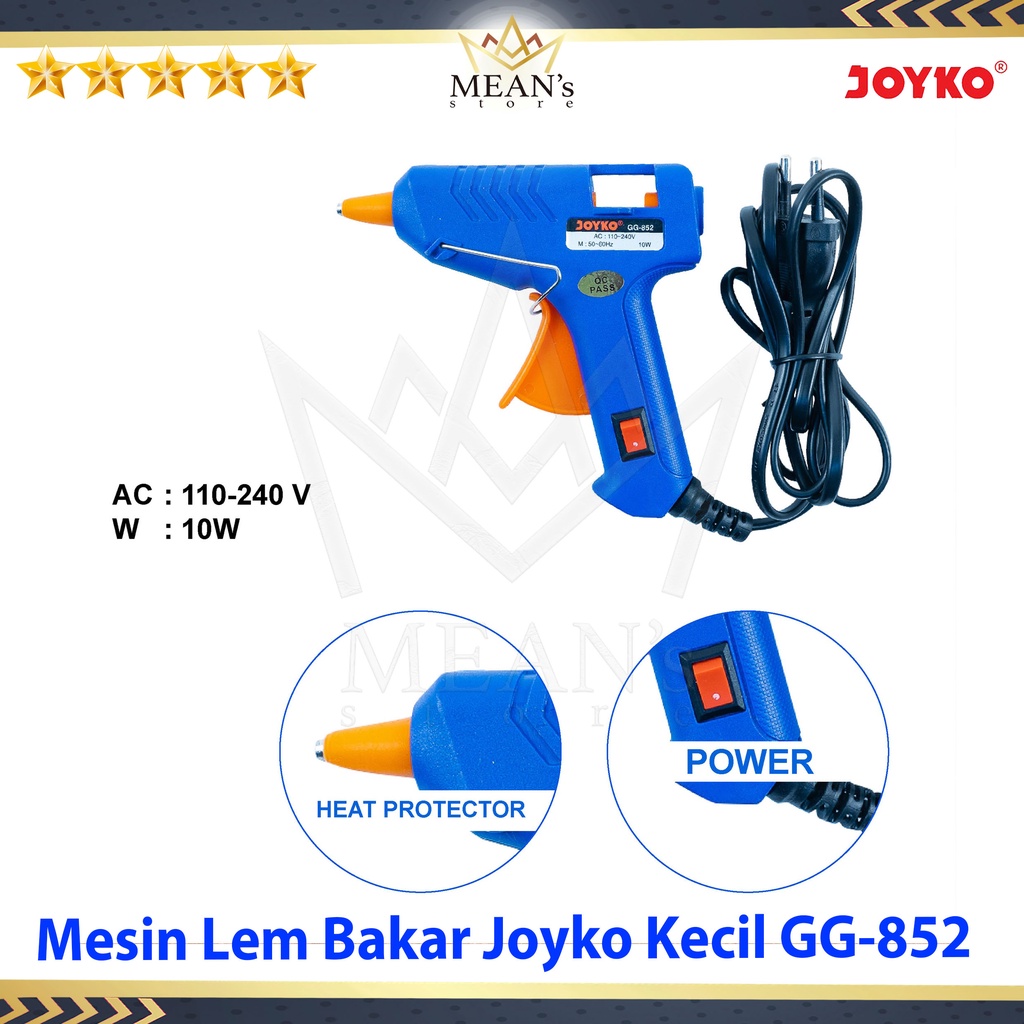 

Mesin Lem Bakar Kecil Joyko GG-852 / Glue Gun GG 852 / Alat Lem Bakar