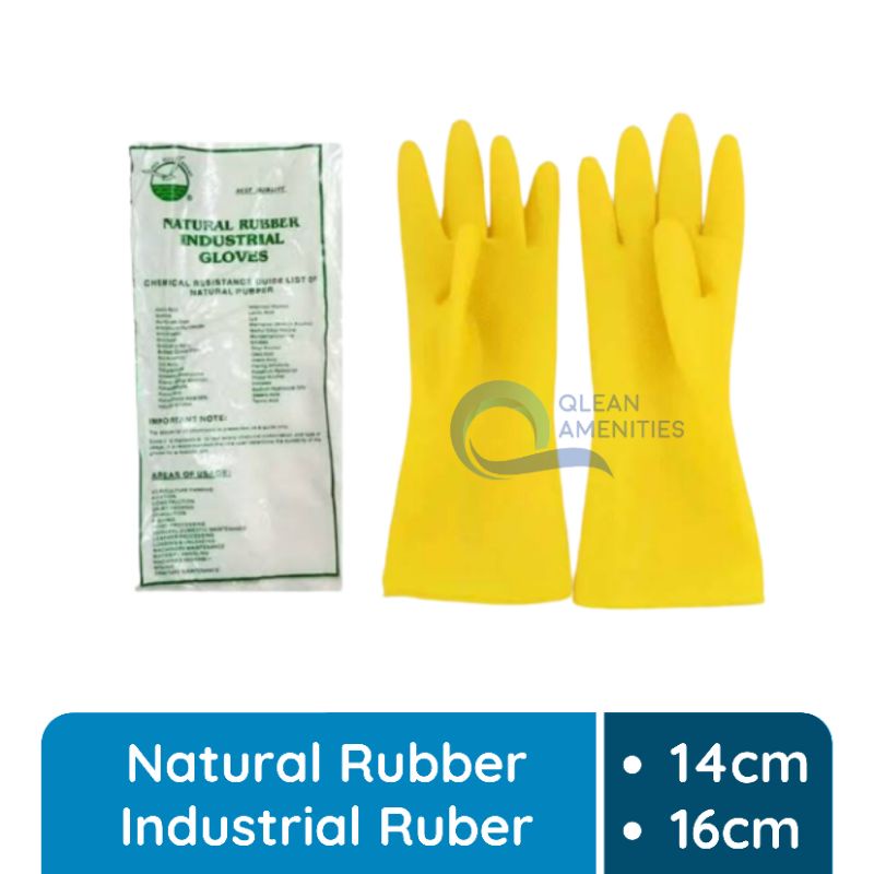 NATURAL RUBBER INDUSTRIAL GLOVES SARUNG TANGAN KARET