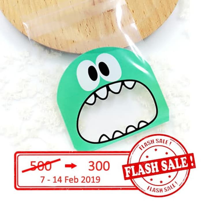 

LMX plastik kemasan cemilan ukuran 10x10 pacman ghost